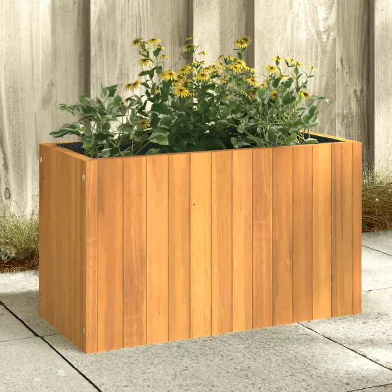 Plantenbak van massief acaciahout voor bloemen en planten - Bloempotten & plantenbakken