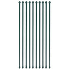 Plantenkooien en steunen levering bevat stevige metalen tuinpalen - 1 m / 10 - Plantenkooien & -steunen