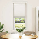 Plissé rolgordijn voor jonge kinderen met gemakkelijke zon- en zichtbescherming - Wit / 60 x 125 cm - Jaloezieën &