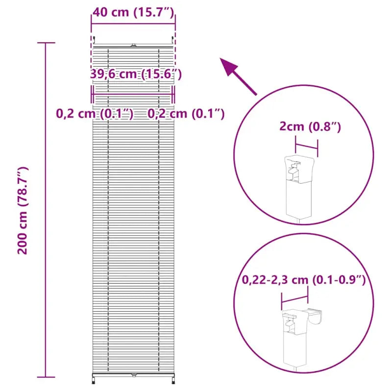 Plissé rolgordijn voor jonge kinderen met gemakkelijke zon- en zichtbescherming - Jaloezieën & rolgordijnen