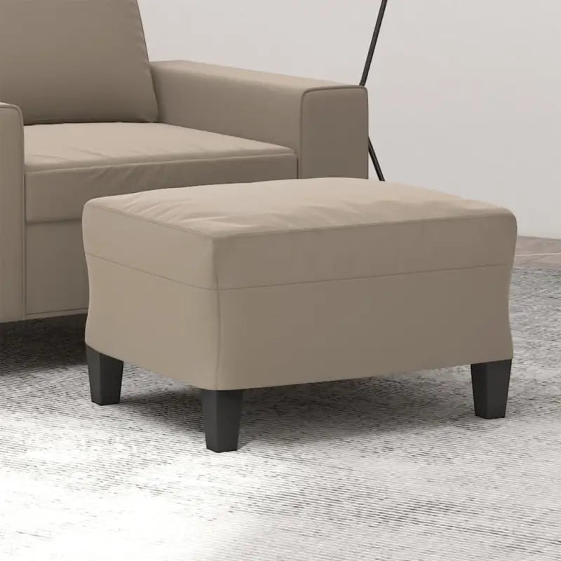 Poefs Een stijlvolle en duurzame voetenbank voor je interieur - Taupe / 60 x 50 x 41 cm / 1 - Poefs