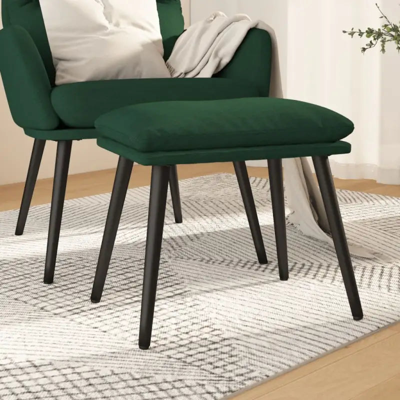 Poefs Metalen Poten voor een Modern en Comfortabel Interieur - Donkergroen / 1 - Poefs