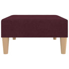 Poefs voetenbank in zachte stof voor een stijlvolle woonkamer - Poefs