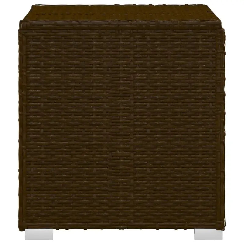 Poly rattan ligstoel met gepoedercoat stalen frame voor ontspanning - Ligstoelen
