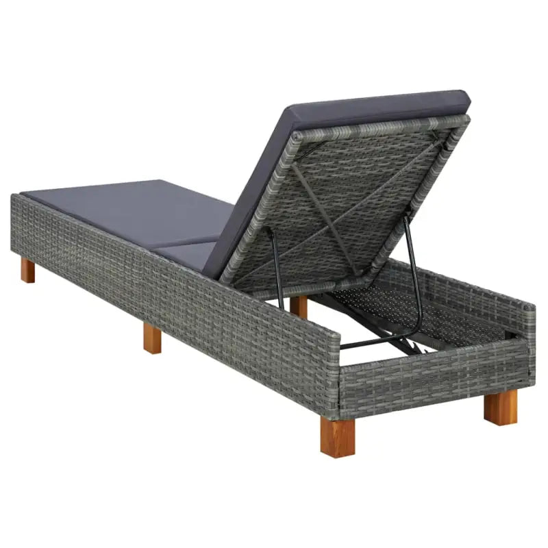 Poly Rattan Ligstoel voor Tuin of Terras Gratis Bezorgen - Ligstoelen