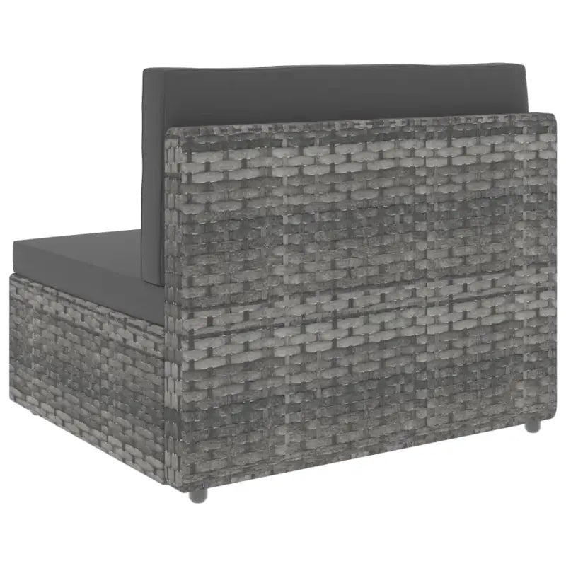 Poly rattan loungeset met comfortabele breedte en diepte zitting - Tuinsets