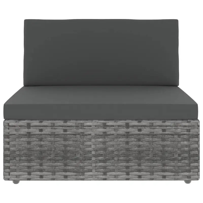 Poly Rattan Loungeset met comfortabele breedte en diepte zitting - Tuinsets