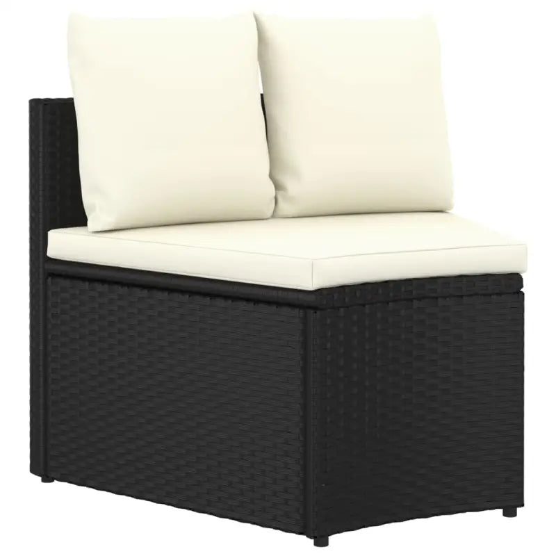 Poly rattan loungeset met gepoedercoat staal voor een ontspannen tuinhoek - Tuinsets
