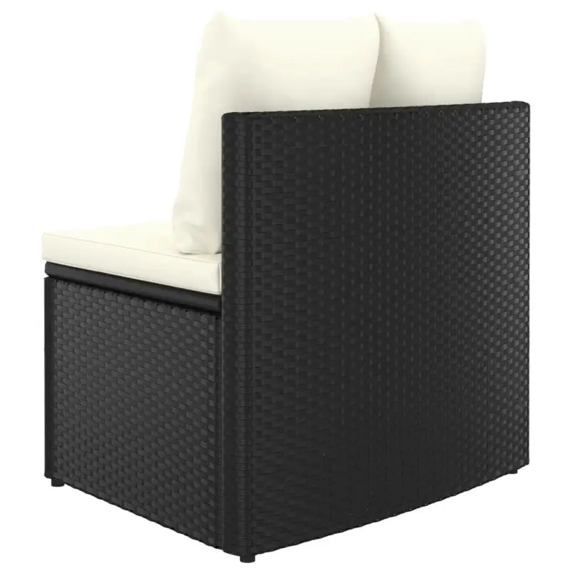 Poly rattan loungeset met gepoedercoat staal voor een ontspannen tuinhoek - Tuinsets