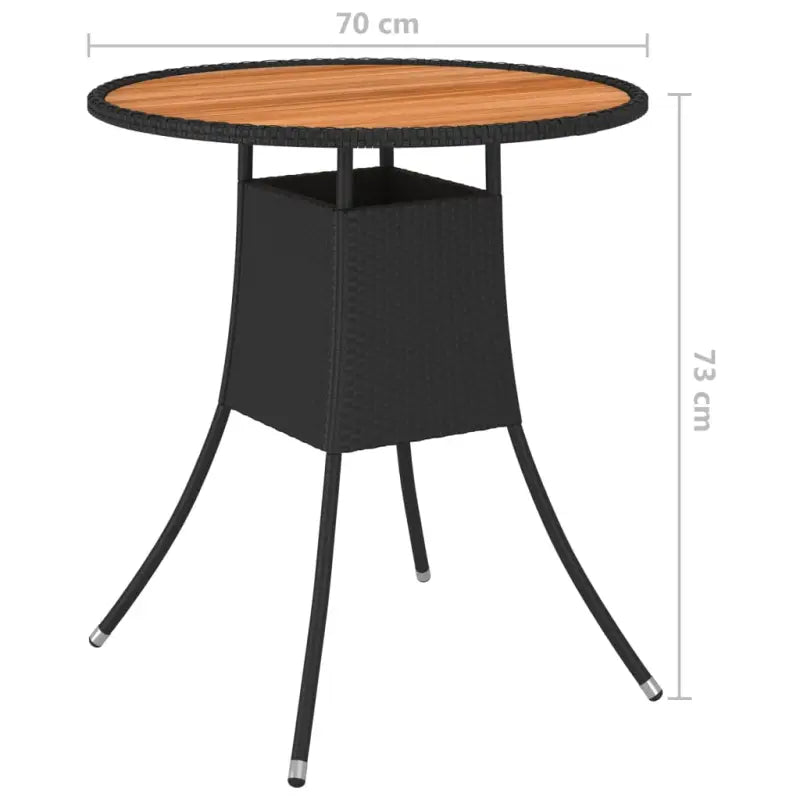 Poly rattan loungeset met gepoedercoat staal voor een ontspannen tuinhoek - Tuinsets