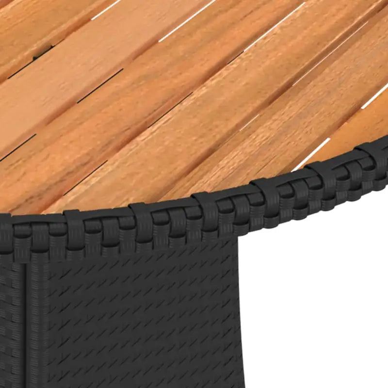 Poly rattan loungeset met gepoedercoat staal voor een ontspannen tuinhoek - Tuinsets