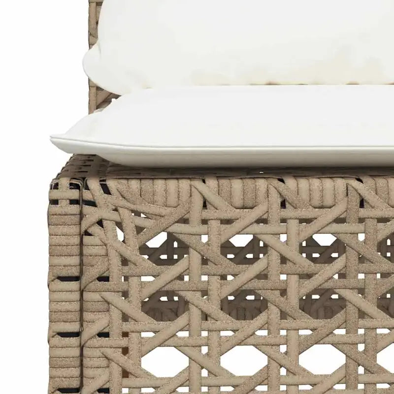 Poly rattan loungeset met natuurlijke olieafwerking en comfortabele zitervaring - Tuinsets