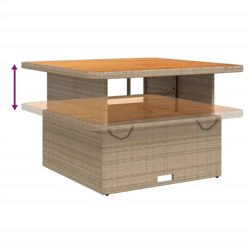 Poly rattan loungeset met wasbare hoes voor een comfortabele zitervaring - Tuinsets