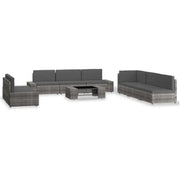 Poly Rattan Loungeset voor Tuin met comfortabele afmetingen en stijl - Tuinsets
