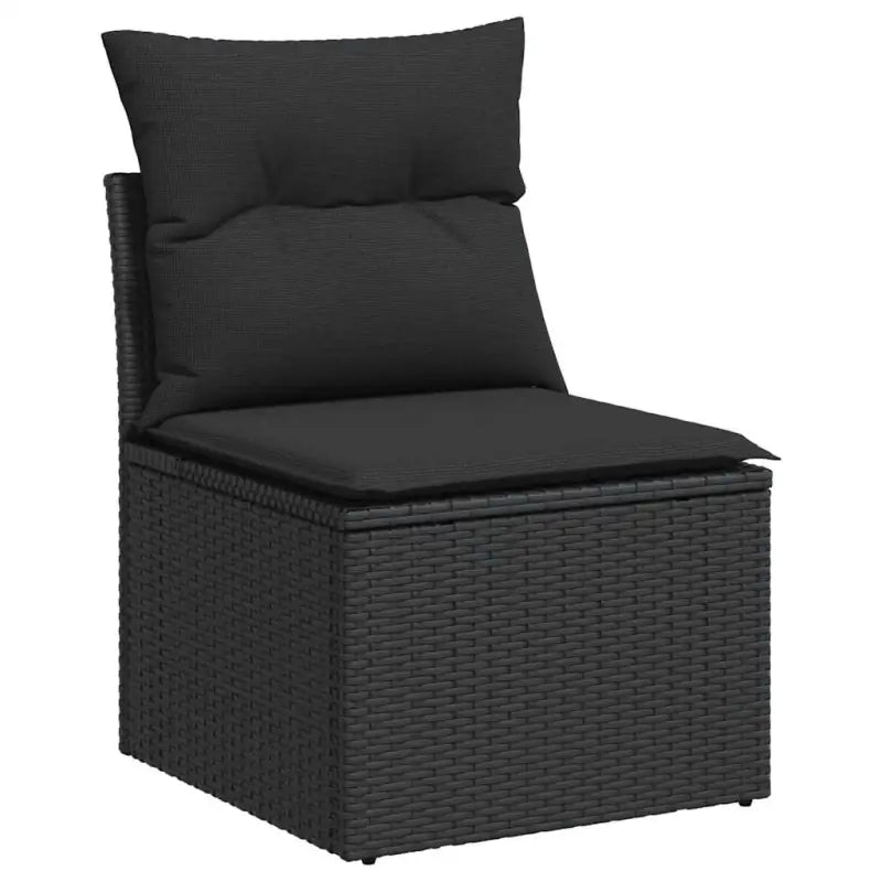 Poly Rattan Tuinbank met Waterdichte Tas en Wasbare Hoezen - Tuinsets