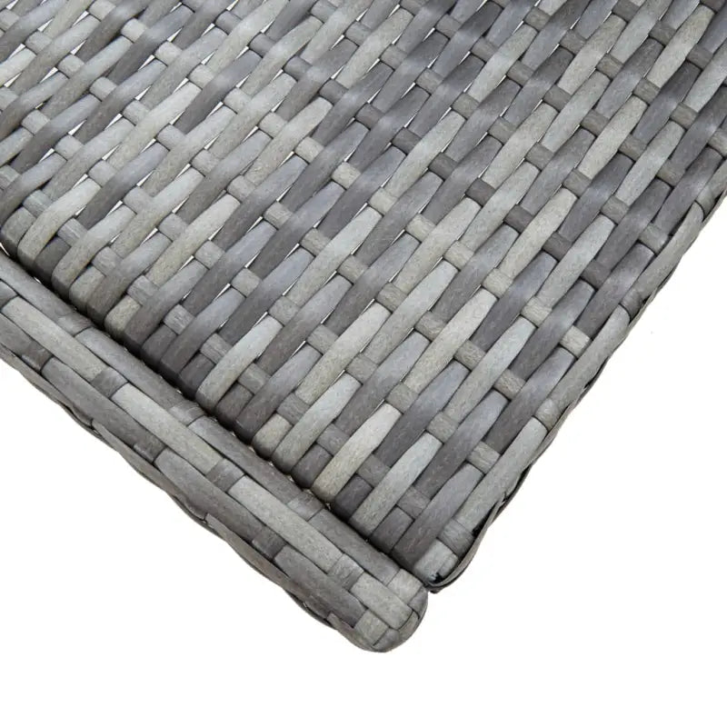 Poly Rattan Tuinbarset met Massief Acaciahout voor buitengebruik - Tuinsets