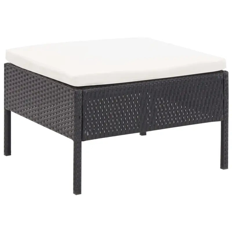 Poly rattan tuinset met levering bevat en brede zitting voor gezellige lounges - Tuinsets