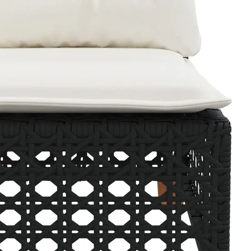 Poly Rattan Tuinset met Natuurlijke Olieafwerking voor Comfortabele Zitervaring - Tuinsets