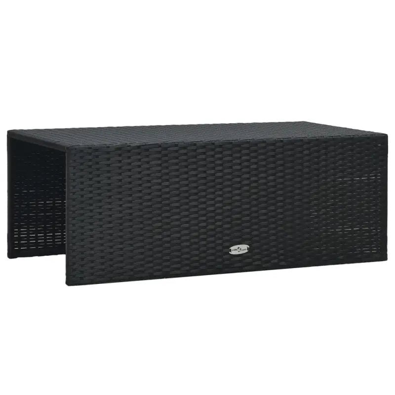 Poly Rattan Tuinset met opbergbare hoekbanken en voetensteunen - Tuinsets