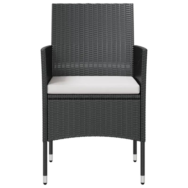 Poly rattan tuinset met ruime zittingsdiepte en breedte voor ontspanning - Tuinsets