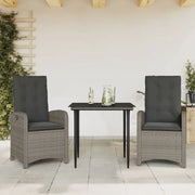 Poly rattan tuinset voor comfortabele zitervaring en gemakkelijk schoonmaken - Tuinsets