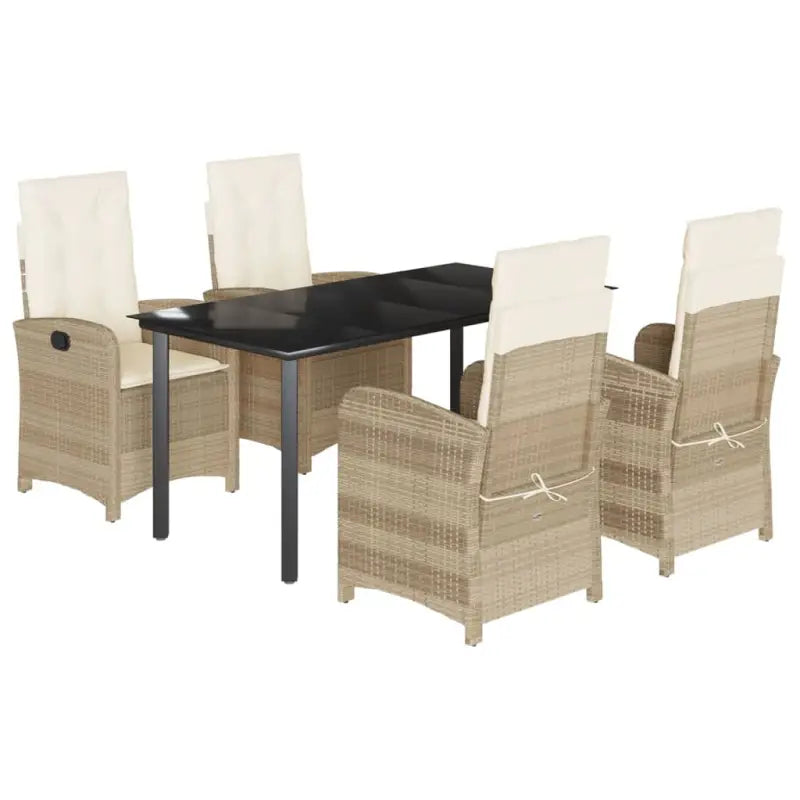 Poly rattan tuinset voor comfortabele zitervaring en gemakkelijk schoon maken - Tuinsets