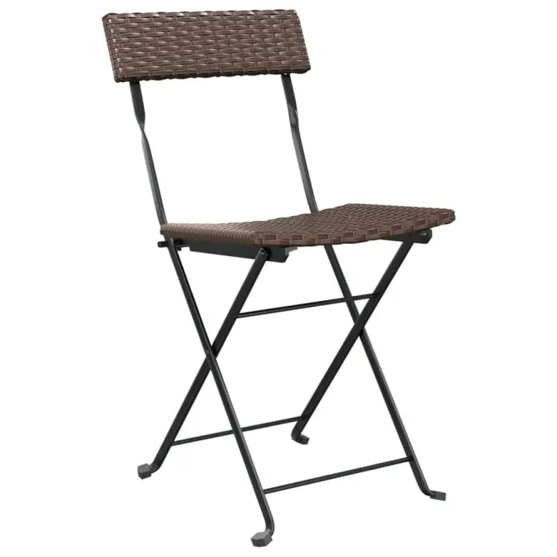 Poly Rattan Tuinset voor Diner en Ontspanning in de Tuin of Op Balkon - Tuinsets