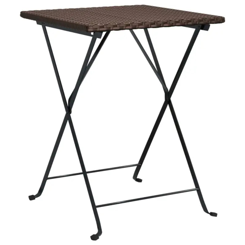 Poly Rattan Tuinset voor Diner en Ontspanning in de Tuin of Op Balkon - Tuinsets