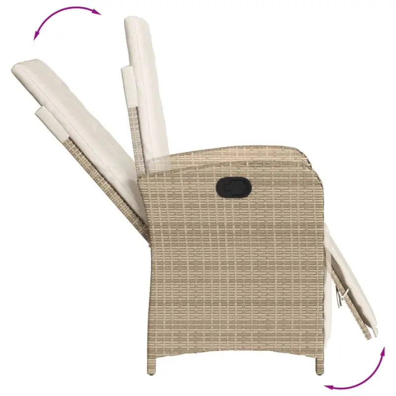 Poly rattan tuinset voor een comfortabele zitervaring en gemakkelijk schoonmaken - Tuinsets