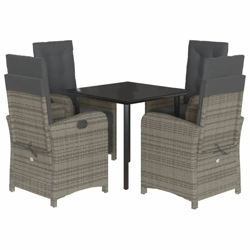 Poly rattan tuinset voor een comfortabele zitervaring en gemakkelijk schoon maken - Tuinsets