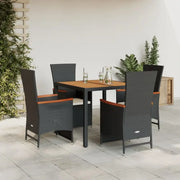 Poly rattan tuinset voor een comfortabele zitervaring met wasbare hoes - Tuinsets