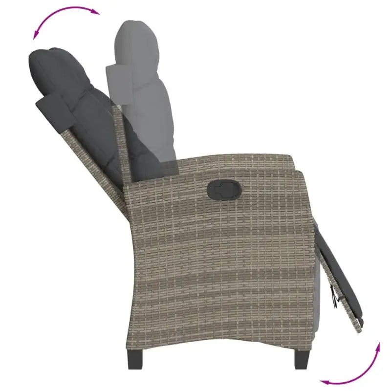 Poly rattan tuinset voor een eenvoudige schoon en comfortabele zitervaring - Tuinsets