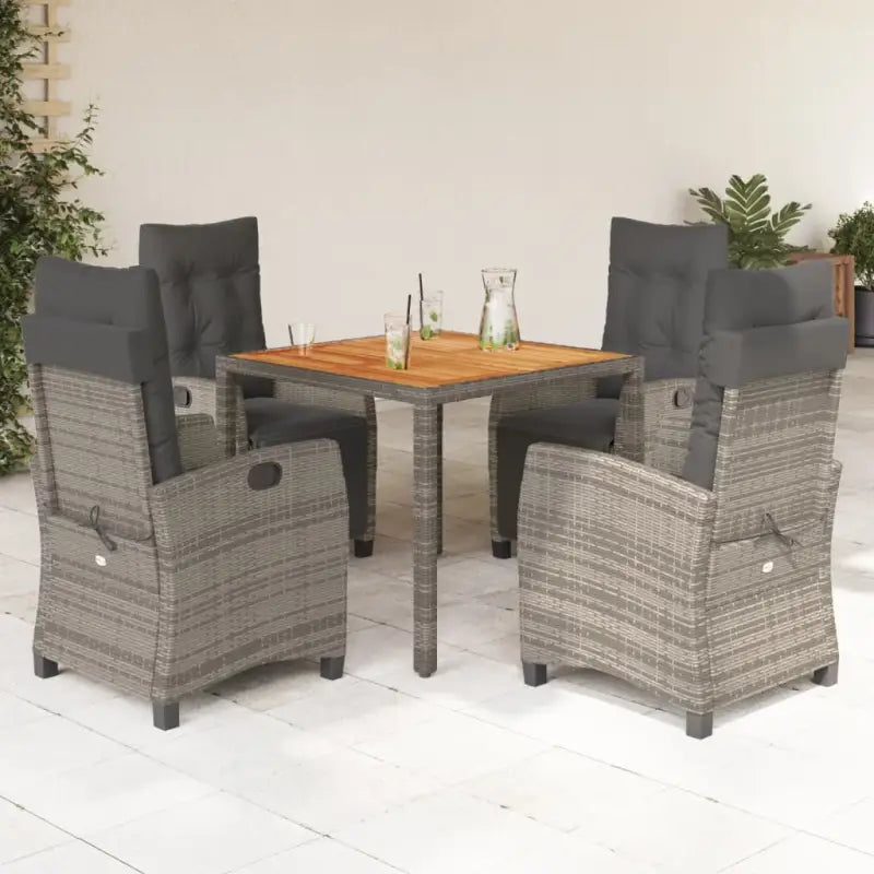 Poly rattan tuinset voor een eenvoudige schoon en comfortabele zitervaring - Tuinsets