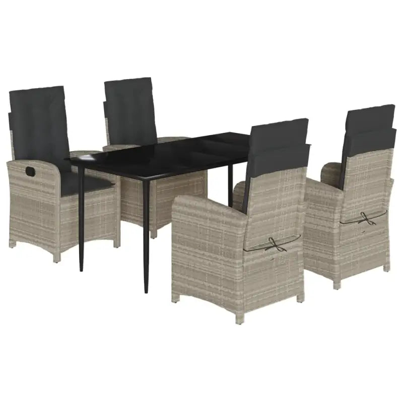 Poly rattan tuinset voor gemakkelijk schoon en comfortabele zitervaring - Tuinsets