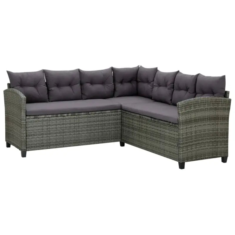 Poly Rattan Tuinset voor Ontspanning en Samenzijn in de Buitenruimte - Tuinsets