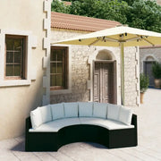 Poly Rattan Tuinsets voor een Comfortabele Loungehoek - Zwart - Tuinsets