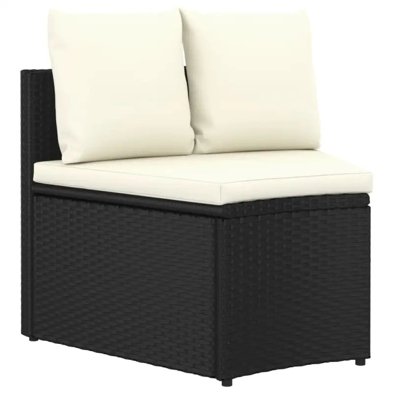 Poly Rattan Tuinsets voor een Comfortabele Loungehoek - Zwart - Tuinsets
