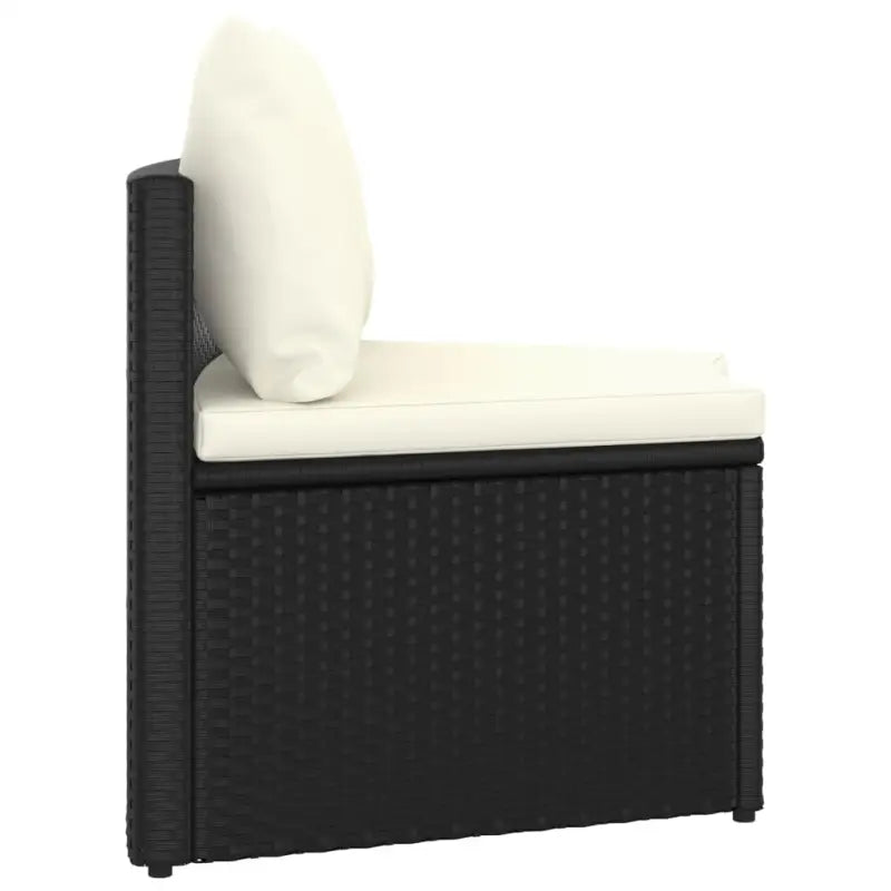 Poly Rattan Tuinsets voor een Comfortabele Loungehoek - Zwart - Tuinsets