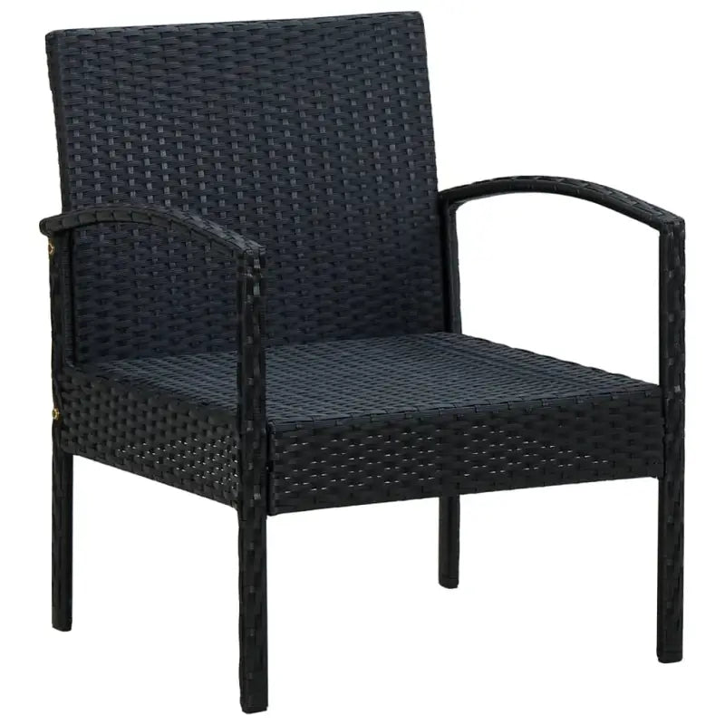 Poly rattan tuinstoel voor buiten dineren en genieten van het weer - Tuinstoelen