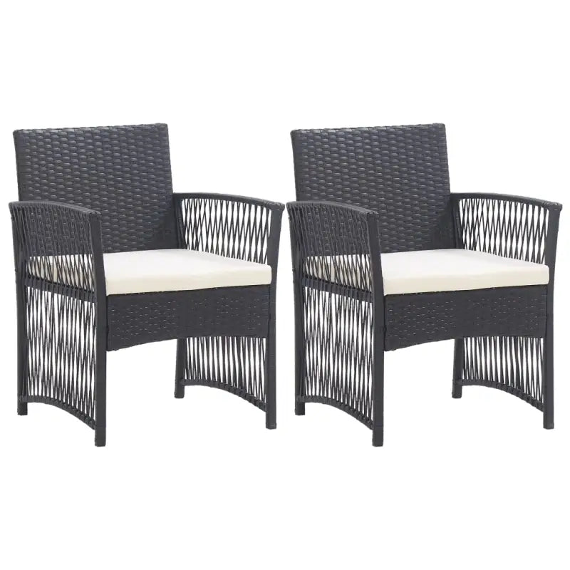 Poly Rattan Tuinstoelen met Levering Bevat voor Buitenruimtes - Tuinstoelen