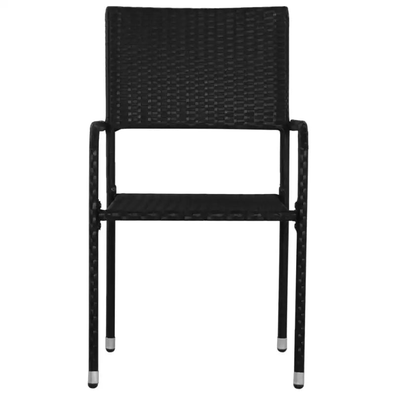 Poly Rattan Tuinstoelen voor Diner en Ontspanning - Tuinstoelen
