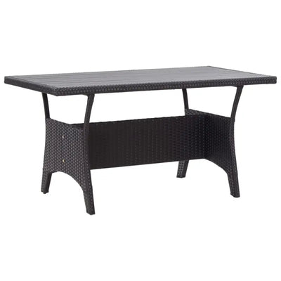 Poly Rattan Garden Tables for a stylish outdoor dining table