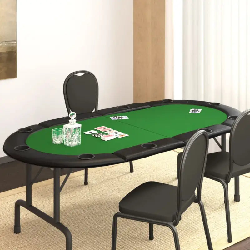 Professioneel pokertafelblad voor eerlijke en stijlvolle pokerspellen - Groen / 1 - Poker- & spellentafels