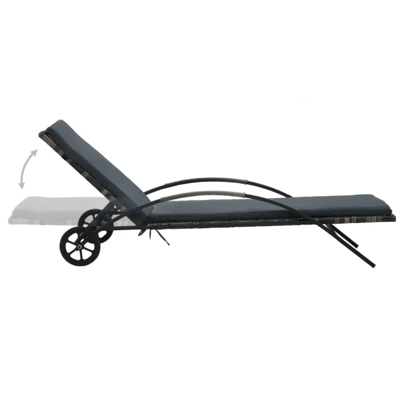 Rattan Ligbed voor Tuin en Terras - Ligstoelen