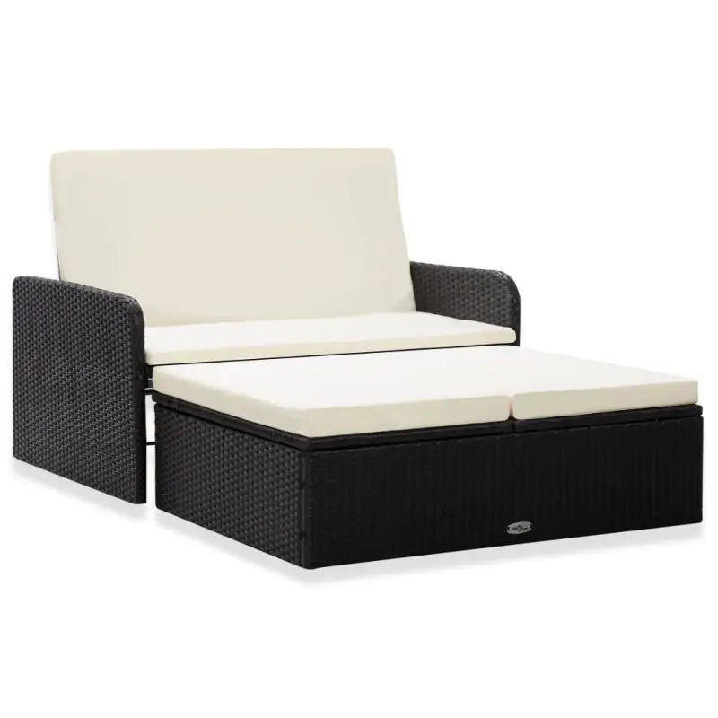 Rattan Tuinmeubelset voor een moderne uitstraling - Zwart / Ja - Tuinsets