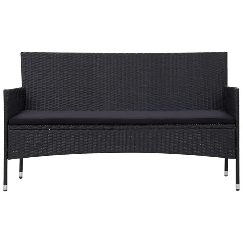Rattan tuinset met elegante ontwerp en comfortabele breedte zitting - Tuinsets