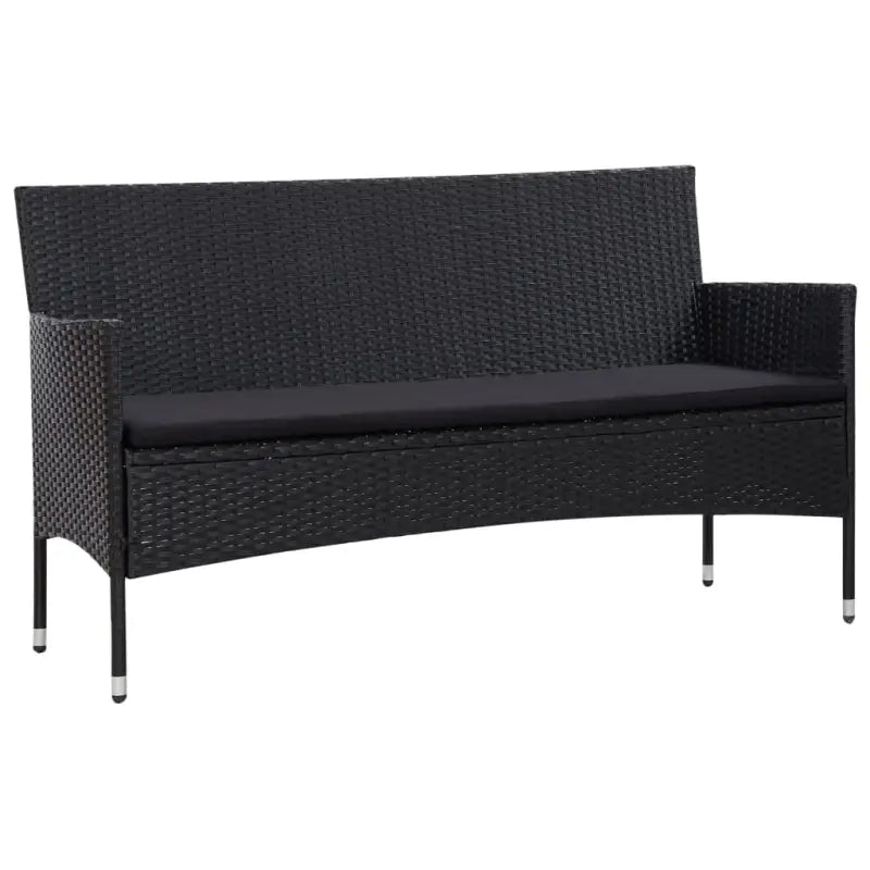Rattan tuinset met elegante ontwerp en comfortabele breedte zitting - Tuinsets