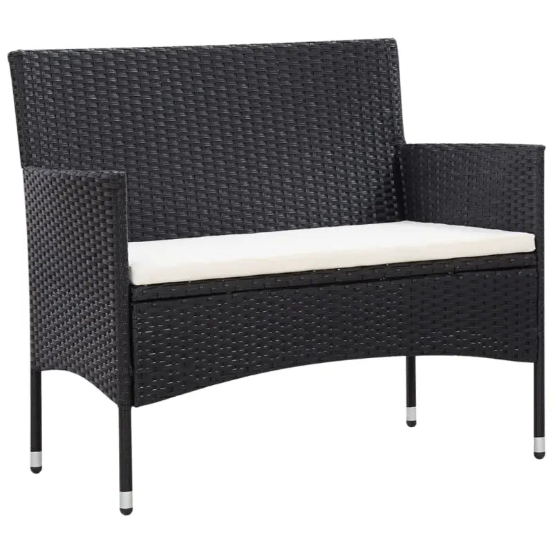 Rattan tuinset met stijlvolle breedte zitting voor elegante buitenruimte - Tuinsets