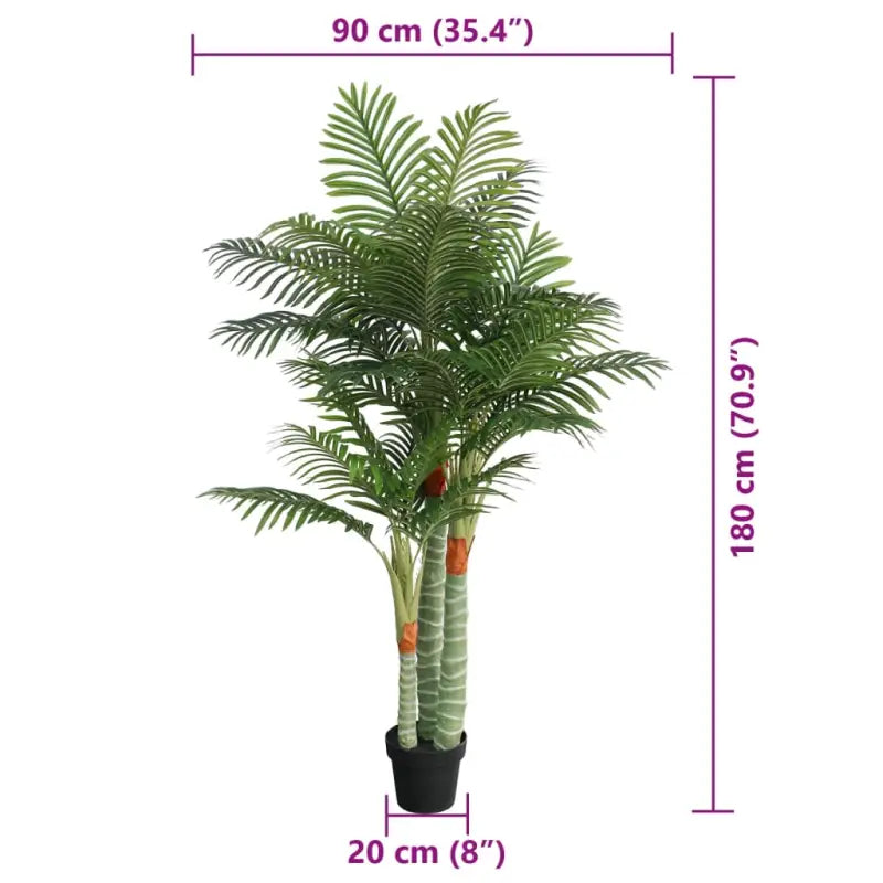 Realistische kunstpalmboom voor een levendige kamerdecoratie - Bomen