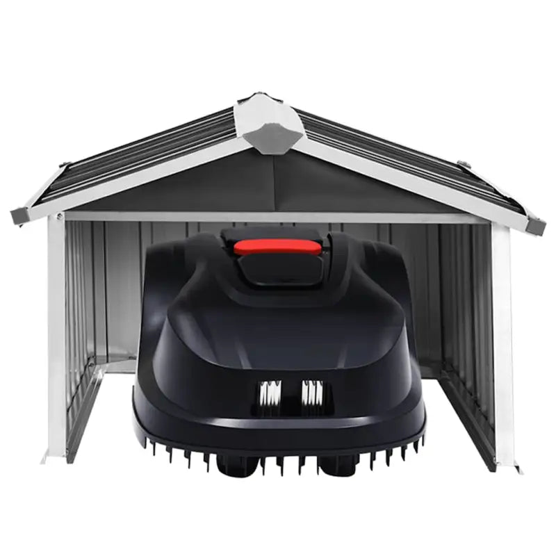 Robotmaaier Overkapping van Verzinkt Staal voor Bescherming en Pauze - Tuinhuizen